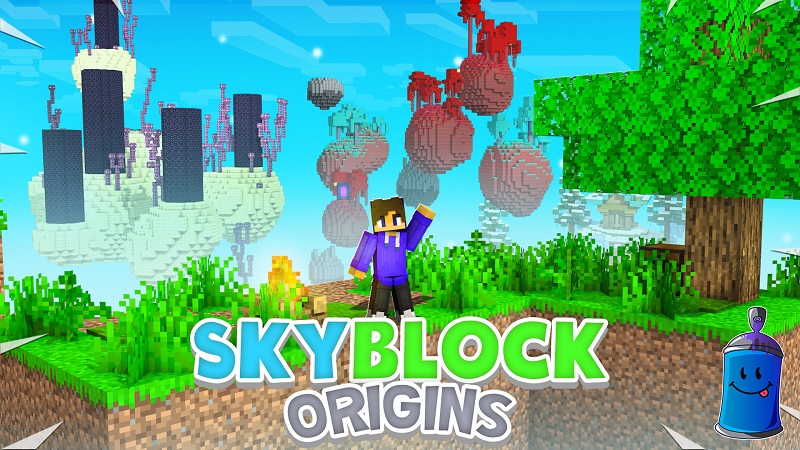 Skyblock Origins Key Art