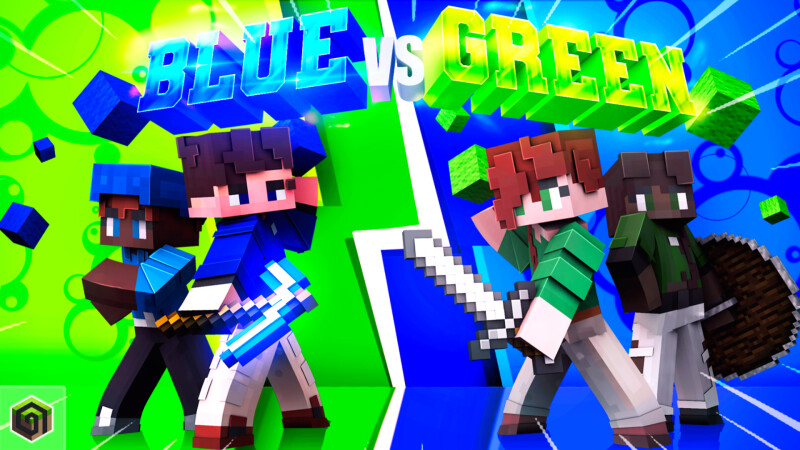 Blue vs Green Key Art