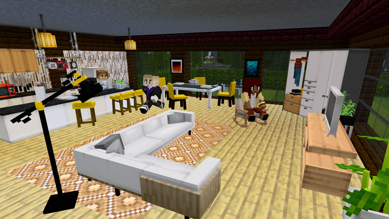 Modern Furniture By Everbloom Games Minecraft Marketplace Map   Modern Furniture Screenshot 4 