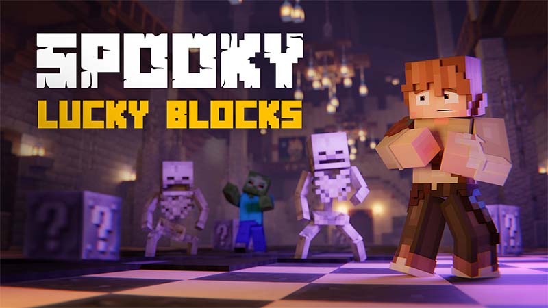 Spooky Lucky Blocks Key Art