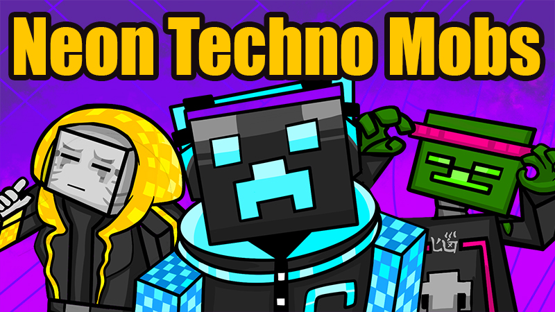 Neon Techno Mobs Key Art