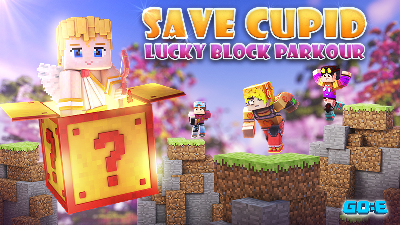 Save Cupid Lucky Block Parkour Key Art