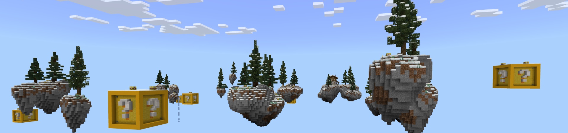 Skyblock Winter Panorama