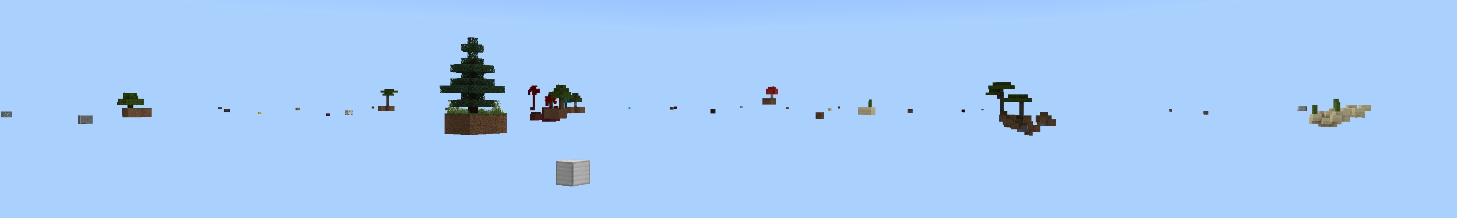 Skyblock Random Blocks Panorama