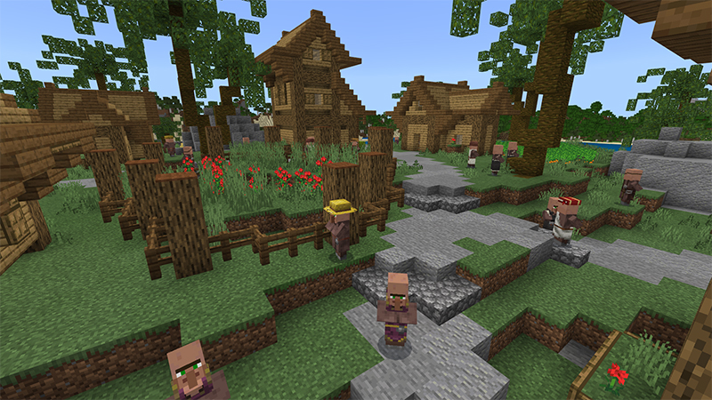 Noob Vs Pro Town In Minecraft Marketplace Minecraft