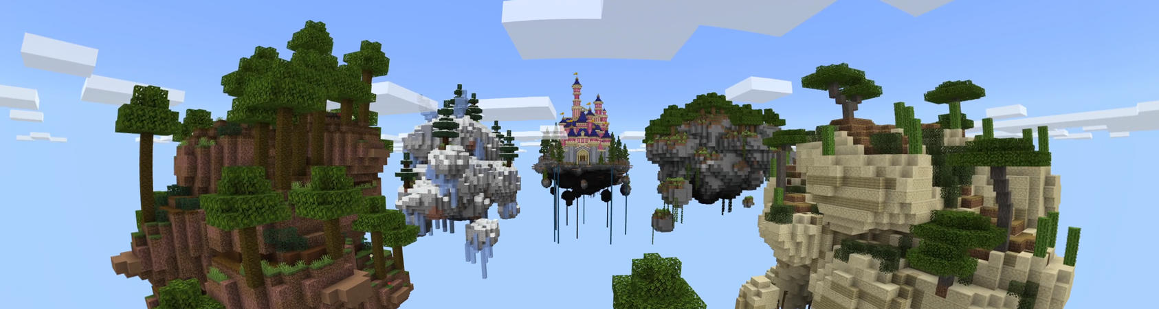 Skyblock Unicorns Panorama