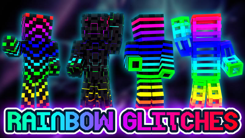 Rainbow Glitches Key Art