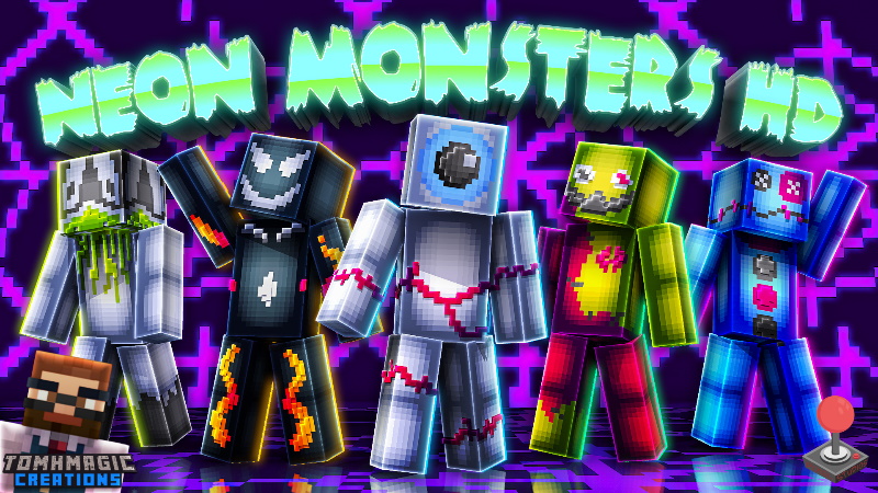 Neon Monsters HD Key Art