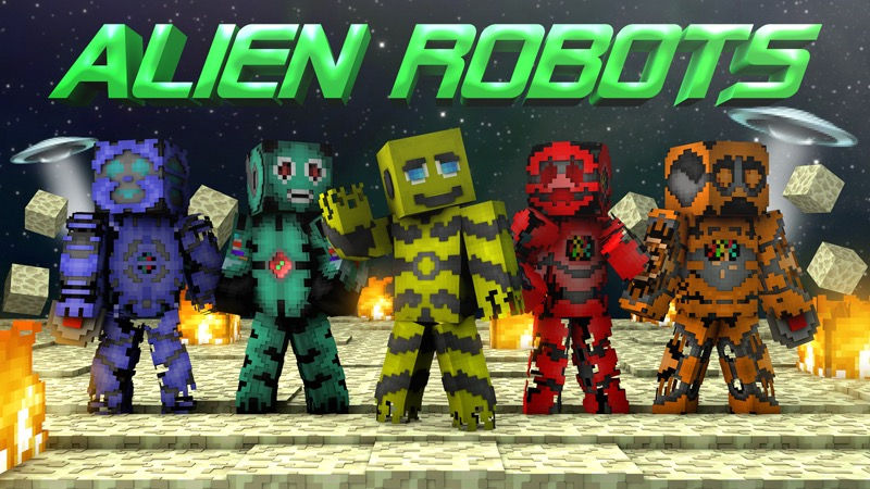 Alien Robots by Team Visionary (Minecraft Skin Pack) - Minecraft ...