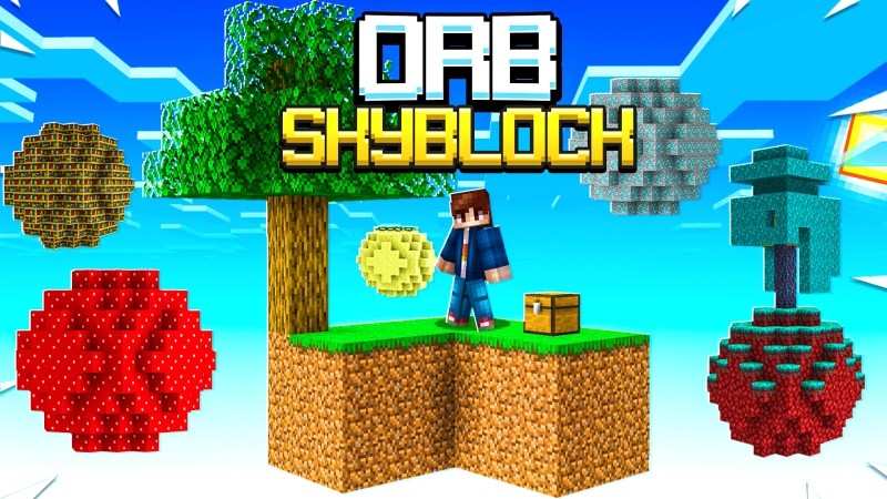 Orb Skyblock Key Art