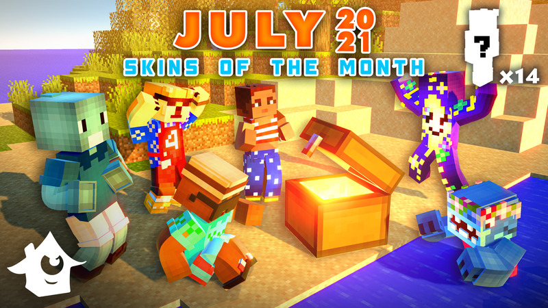 Skins of the Month - July Key Art