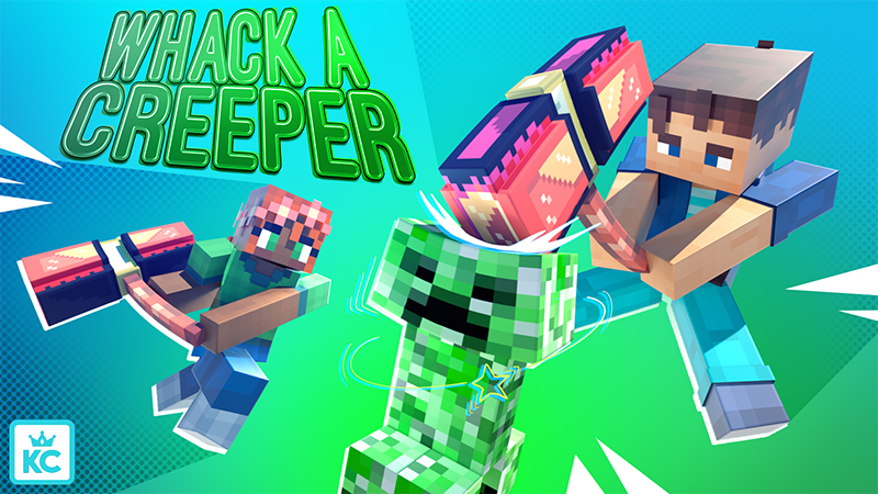 Whack a Creeper on the Minecraft Marketplace by King Cube Whack a Creeper on the Minecraft Marketplace by King Cube