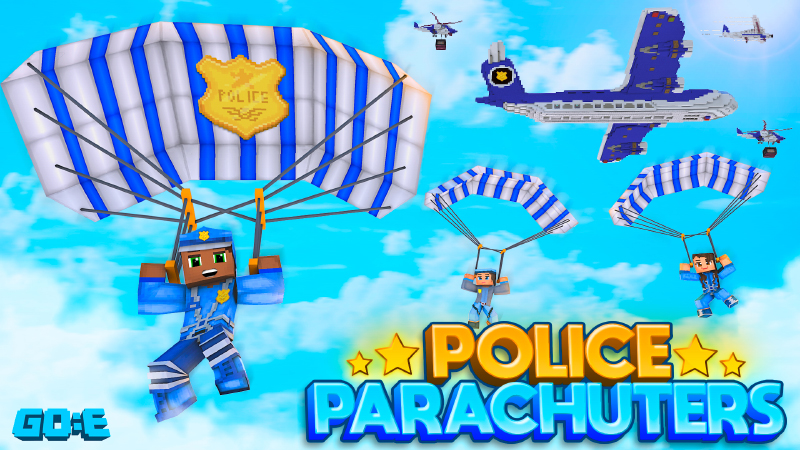 Police Parachuters Key Art