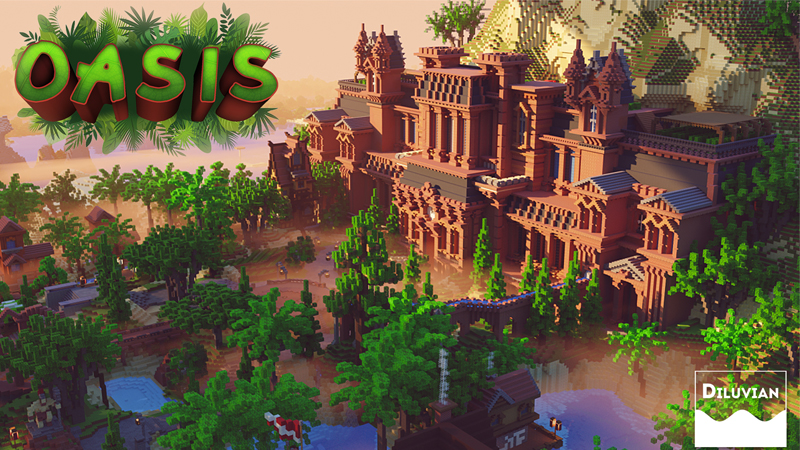 Oasis By Diluvian Minecraft Marketplace Map Minecraft Marketplace