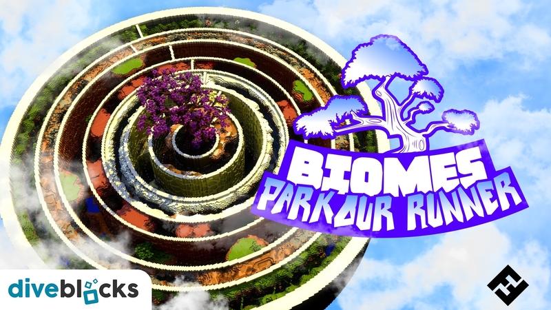 Parkour Runner: Biomes Key Art