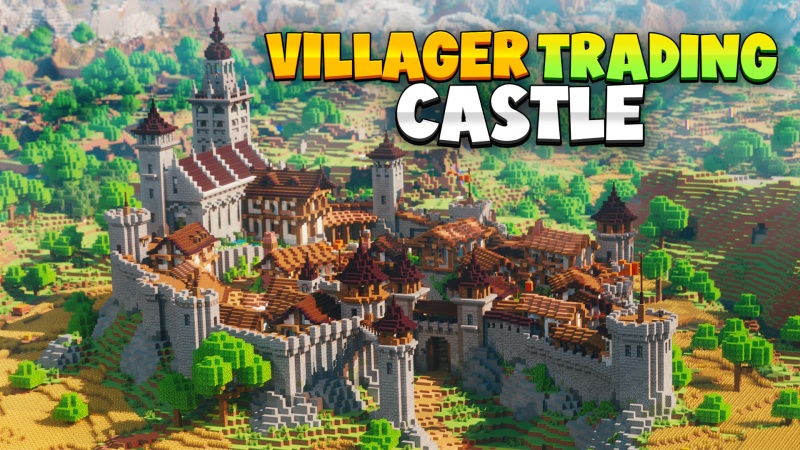 Villager Trading Castle Key Art