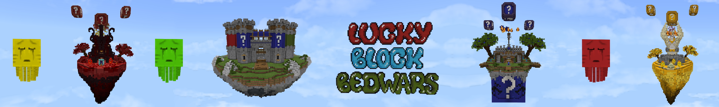 Lucky Block Bed Wars Panorama