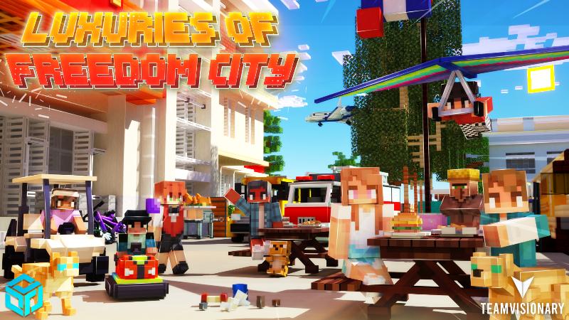 Luxuries Of Freedom City In Minecraft Marketplace Minecraft