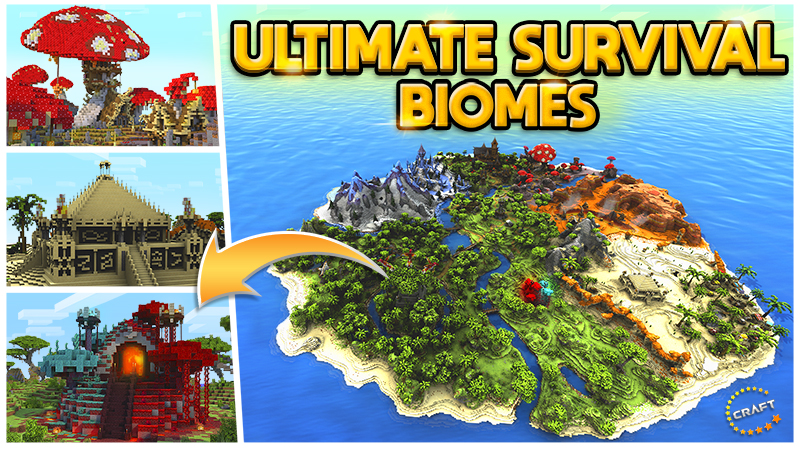 Ultimate Survival Biomes Key Art