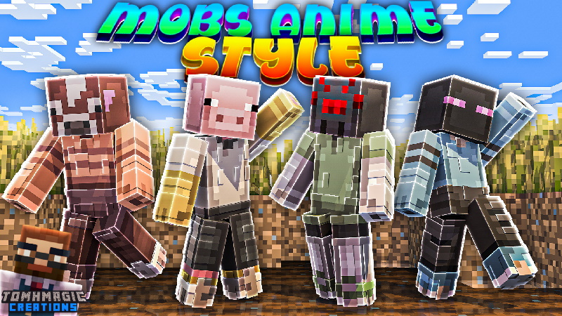Mobs Anime Style By Tomhmagic Creations Minecraft Skin Pack Minecraft Marketplace Via