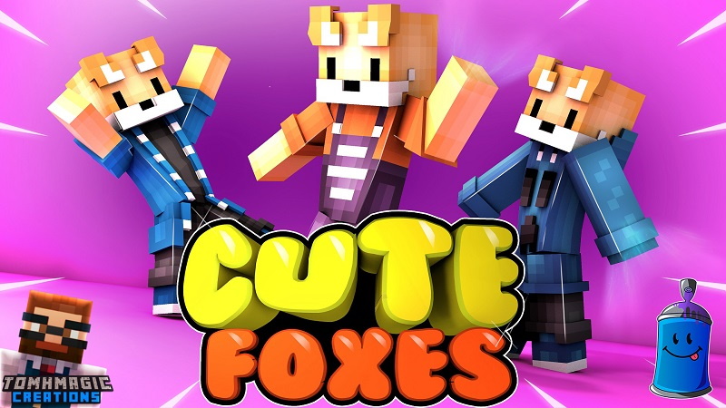 Cute Foxes Key Art