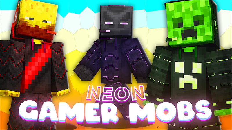 Neon Gamer Mobs Key Art