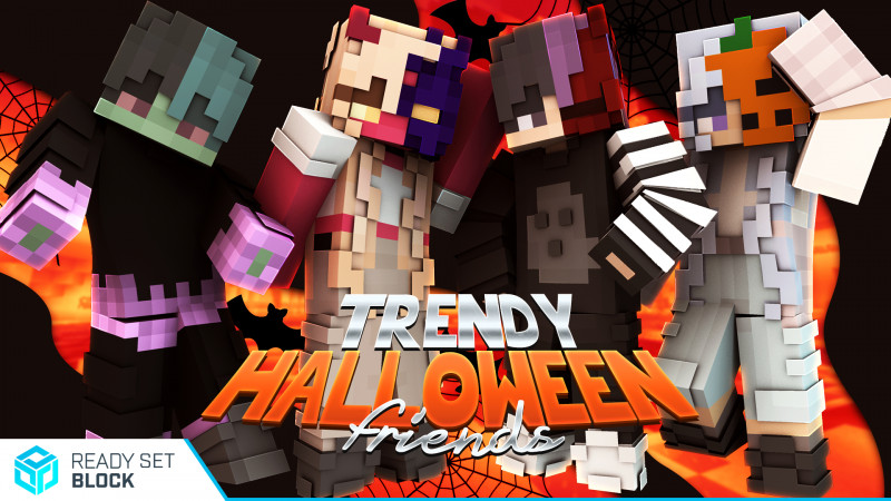 Trendy Halloween Friends Key Art