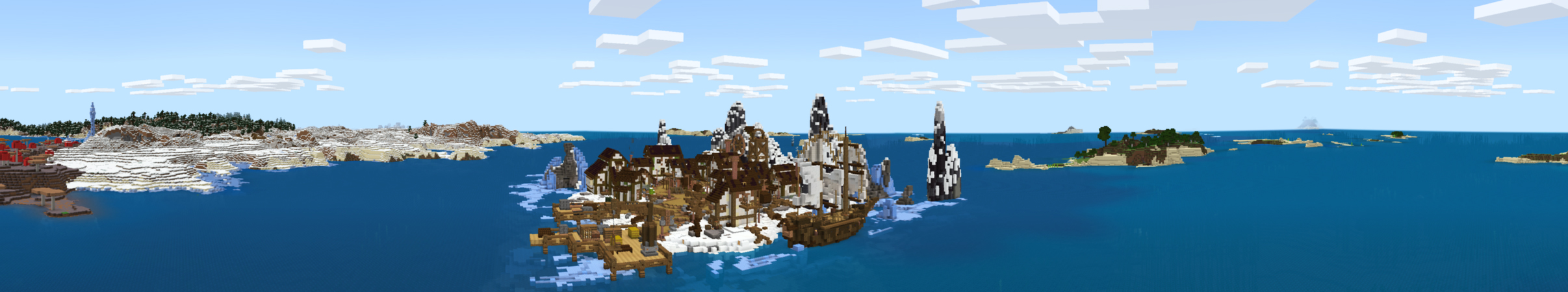 Snow Village Panorama