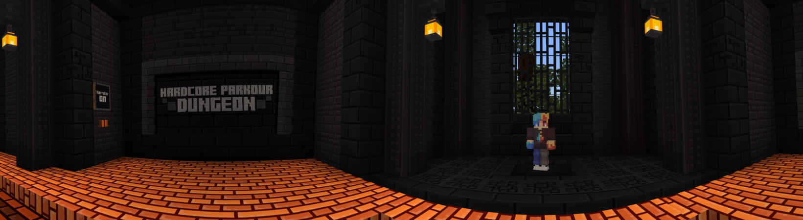 Hardcore Parkour Dungeon Panorama