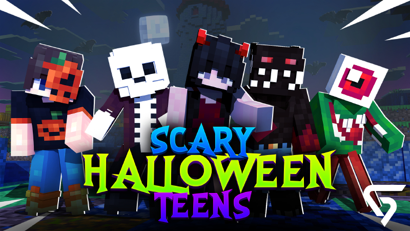 Scary Halloween Teens Key Art