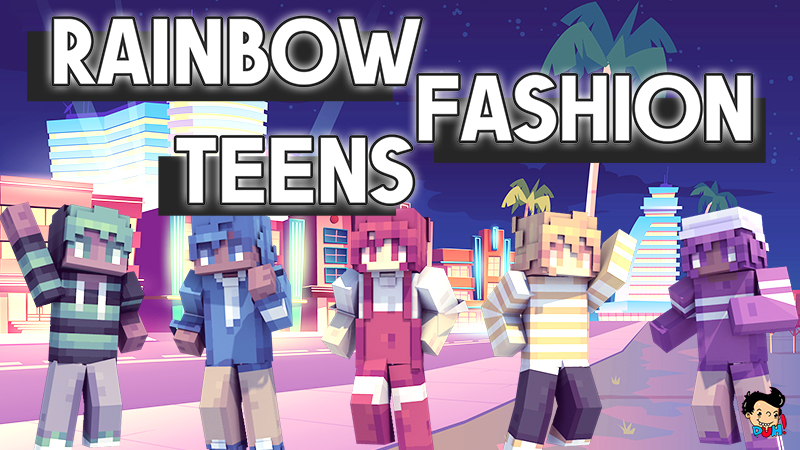 Rainbow Fashion Teens Key Art