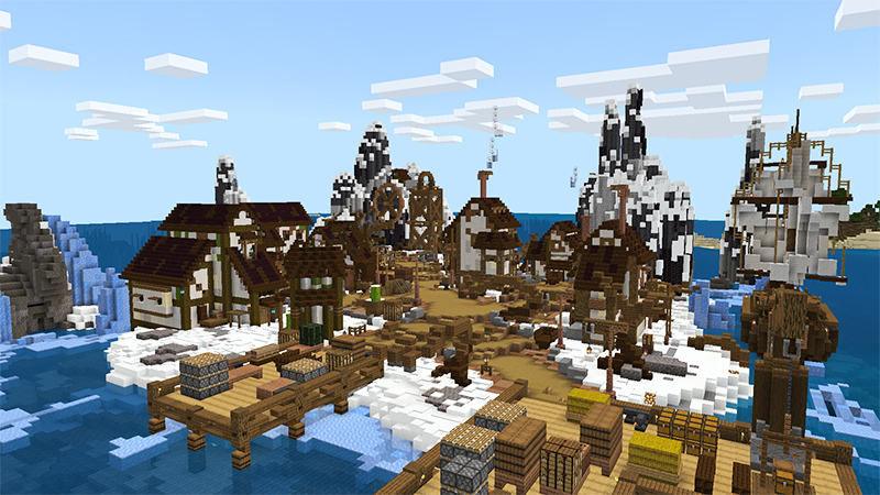 Snow Village by Gearblocks