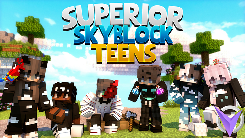 Superior Skyblock Teens Key Art