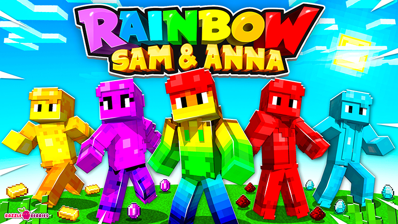 Rainbow Sam and Anna Key Art