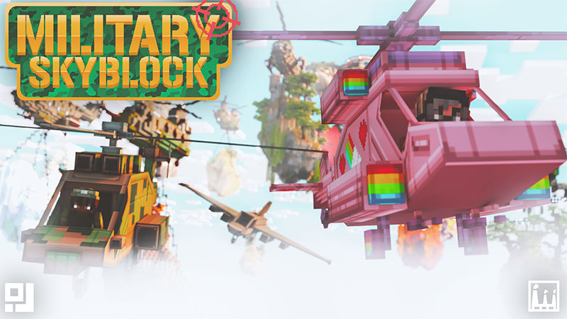 Military Skyblock Key Art