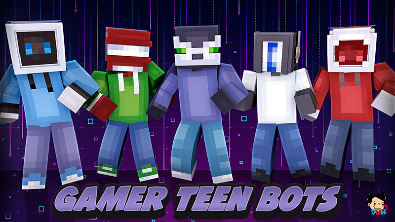 Gamer Teen Bots Key Art