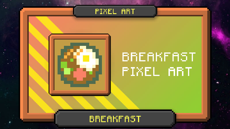 Breakfast Pixel Art Key Art