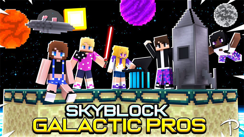 Skyblock Galactic Pros Key Art