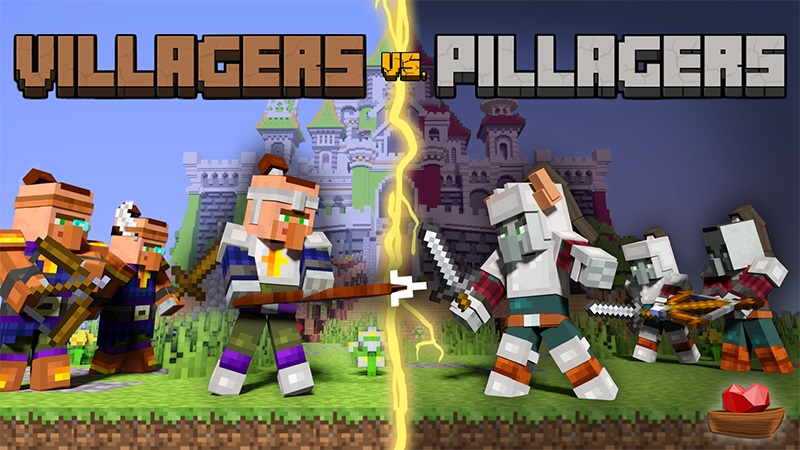 Villagers vs. Pillagers Key Art