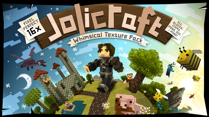 Jolicraft Texture Pack Key Art