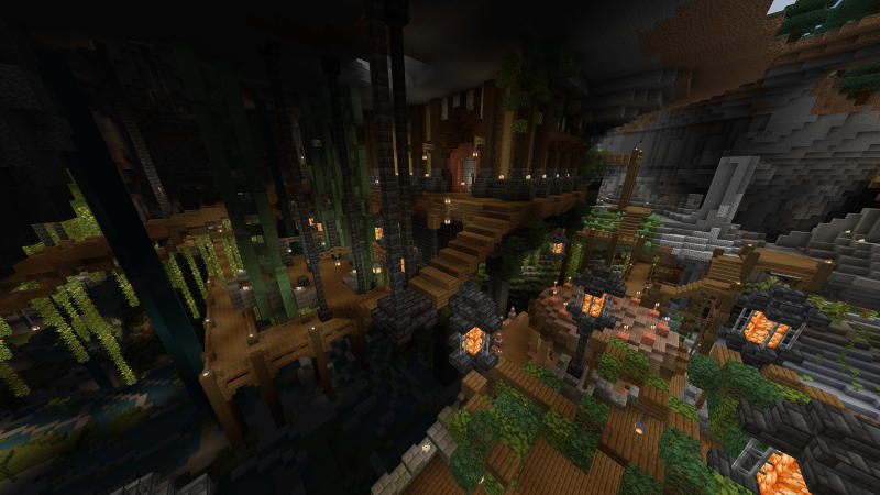 Epic Cave Village by BLOCKLAB Studios