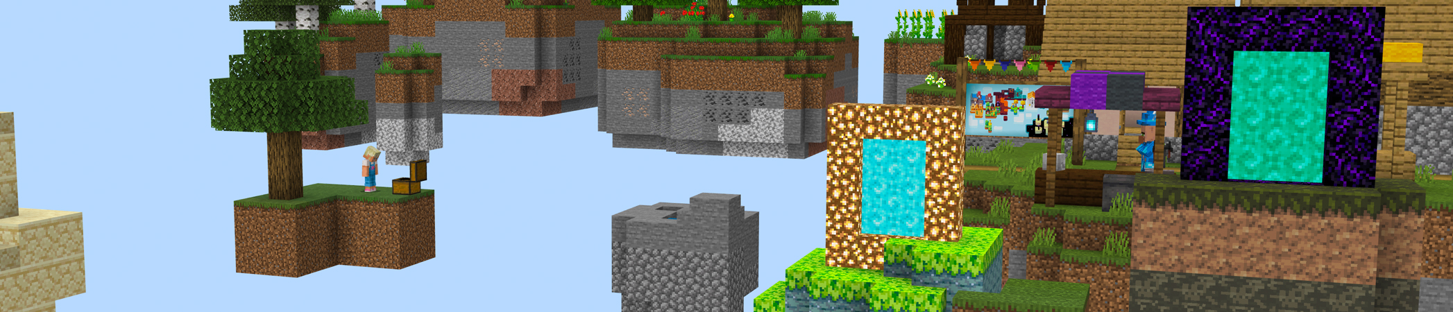 Skyblock | 5 Dimensions Panorama