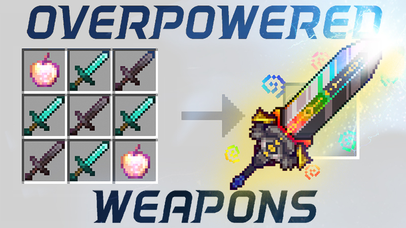 Overpowered Weapons In Minecraft Marketplace Minecraft