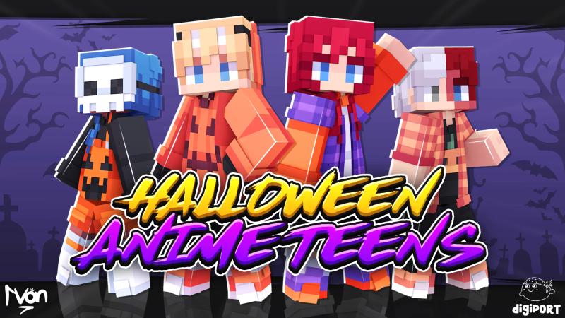 Halloween Anime Teens Key Art