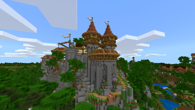 Mountain Castle by Dodo Studios (Minecraft Marketplace Map) - Minecraft  Marketplace