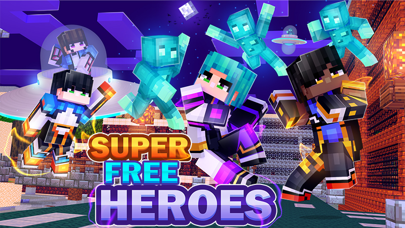 Super Free Heroes Key Art