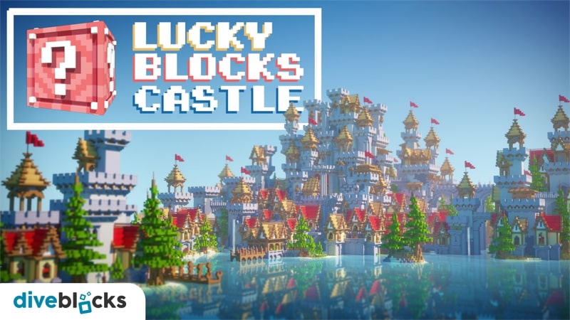 Lucky Blocks Castle In Minecraft Marketplace Minecraft