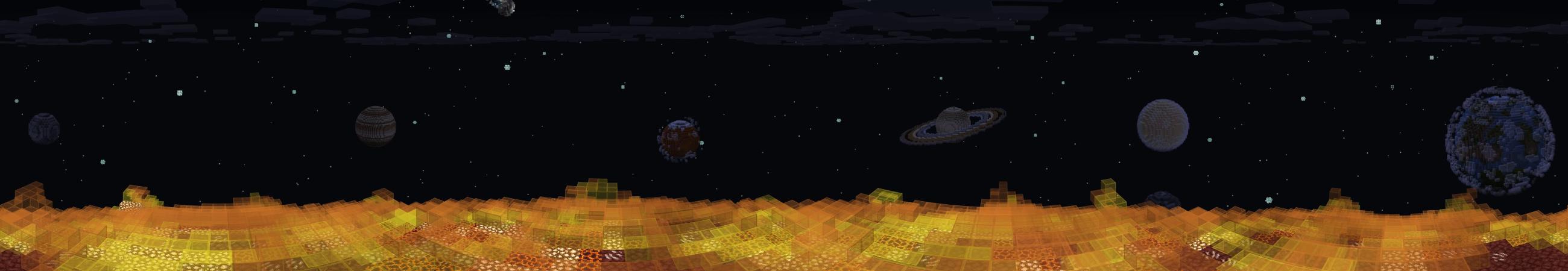 Solar System Skyblock Panorama