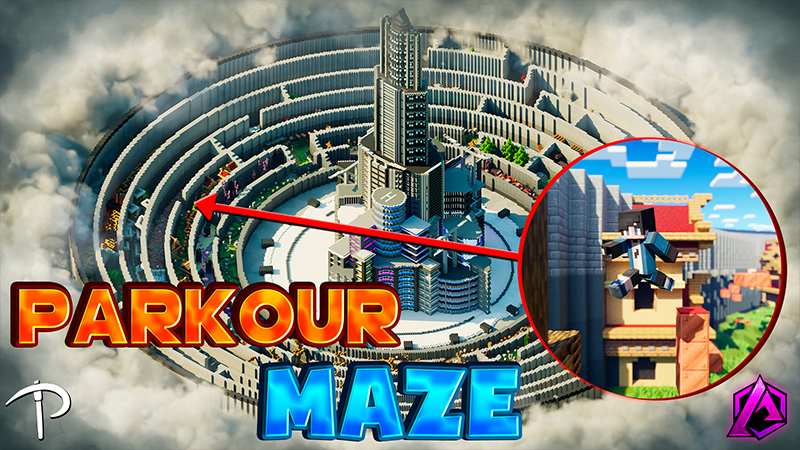 Parkour Maze Key Art