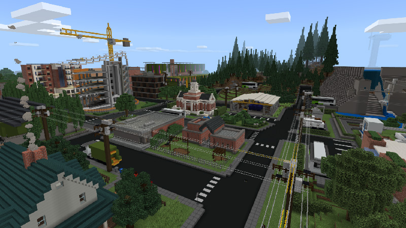 Sustainability City In Minecraft Marketplace Minecraft